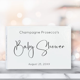 Modernes Script Baby Showbook Gästebuch