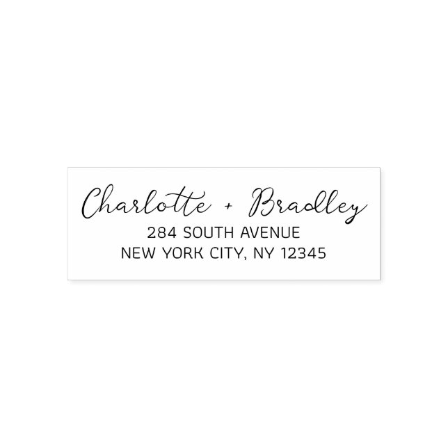 Modernes Script Berufliche Persönliche Rücksendead Permastempel (Design)