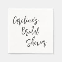 Modernes Script-Brautparty nach Maß weiß