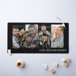 Modernes Script Custom Four Foto Vathday Schreibtischunterlage