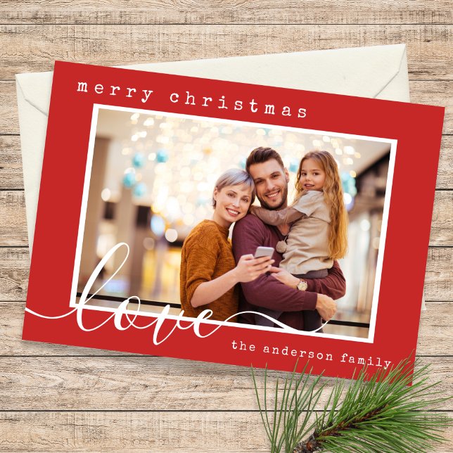 Modernes Script-Foto Weihnachten (Von Creator hochgeladen)
