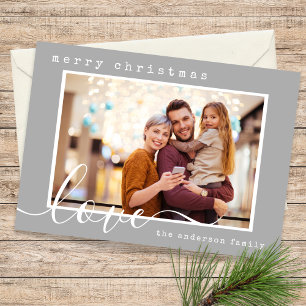 Modernes Script-Foto Weihnachten