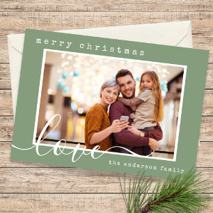 Modernes Script-Foto Weihnachten