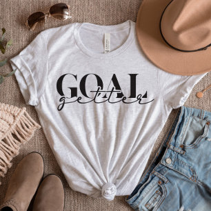 Modernes Script Goal Getter T - Shirt
