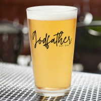 Modernes Script Godvater etablierte Date Glass Cup