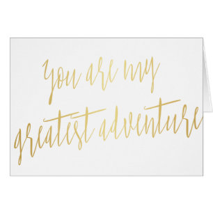 Modernes Script Gold "You are my best este adventu