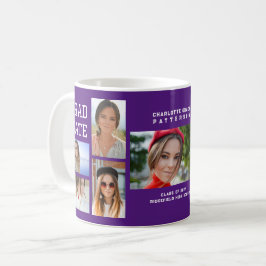 Modernes Script Multi Foto Abschluss Graduate Kaffeetasse