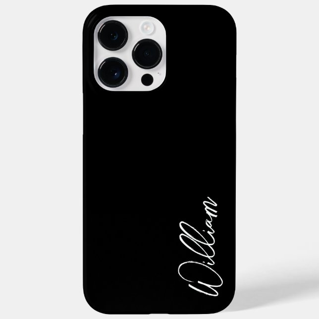 Modernes Script Personalisiert Name Case-Mate iPho iPhone 14 Pro Max Hülle (Rückseite)