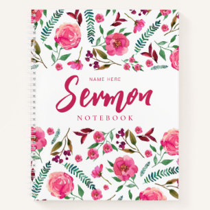 Modernes Sermon-Notebook Notizbuch