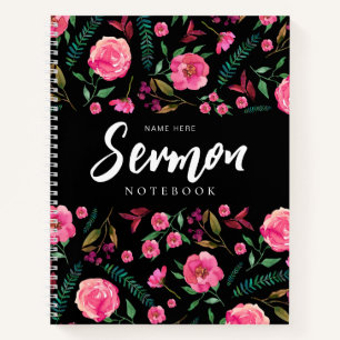 Modernes Sermon-Notebook Notizbuch