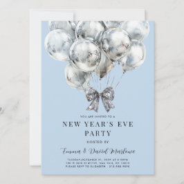 Modernes Silvester-Party Einladung