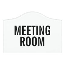 Modernes Sitzungszimmer-Türschild für Sitzungszimm