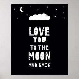 Modernes Skandinavier Kinderzimmer Poster