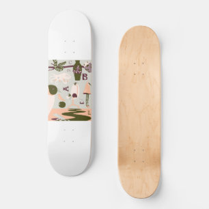 Modernes Skateboarddeck Zoo