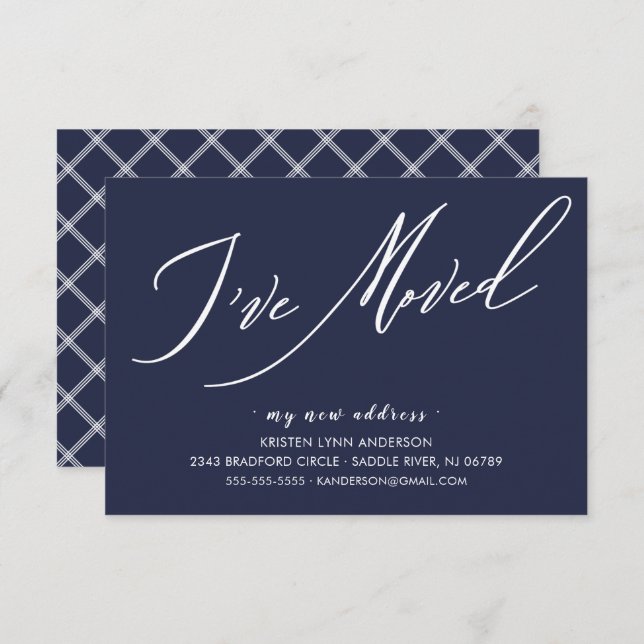 Modernes Skript, das ich bewegte, Ankündigung (Vorne/Hinten)