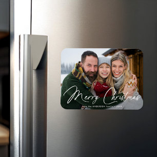 Modernes Skript-Foto Magnet