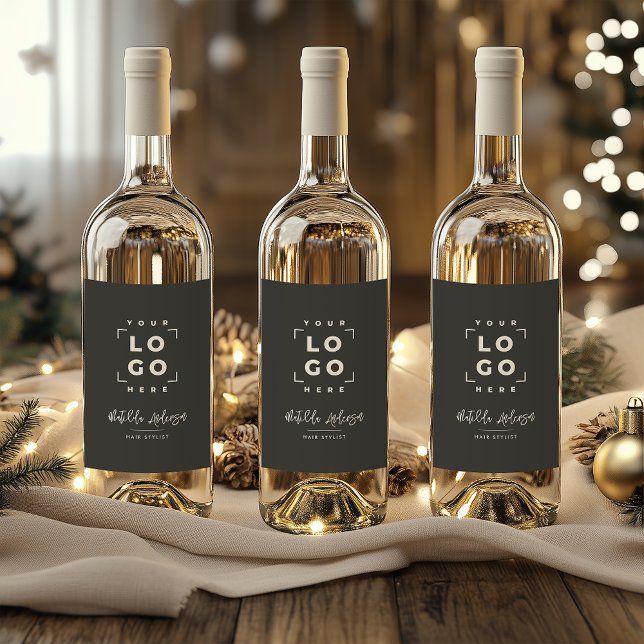 Modernes Skript für Ihr Logo Business-Branding sch Weinetikett (Von Creator hochgeladen)