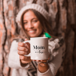 Modernes Skript für Mama mit Liebe Tasse