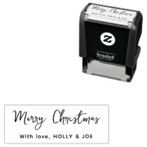 Modernes Skript Merry Weihnachtsname