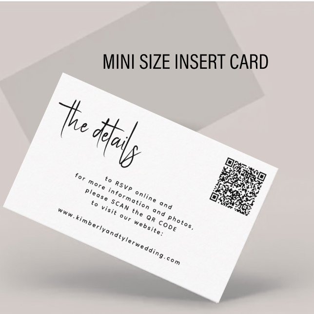 Modernes Skript QR CODE Moderne UAWG Details Hochz Begleitkarte (Von Creator hochgeladen)