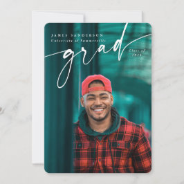 Modernes Skriptüberlagerungs-Abschluss mit zwei Fo Ankündigung