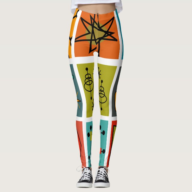 Modernes Smorgasbord aus dem Mittelalter Leggings (Vorderseite)