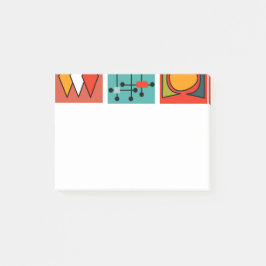 Modernes Smorgasbord aus dem Mittelalter Post-it Klebezettel