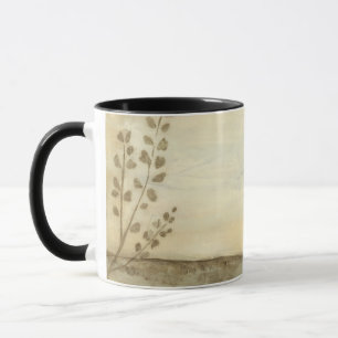 Modernes Sonnenuntergang-LandschaftsÖlgemälde Tasse