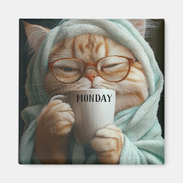 Modernes, sonniges Haustier Magnet