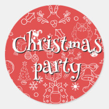 Modernes Sparkle und Chef: Weihnachten Party