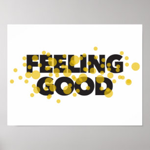 Modernes, spielerisches, fröhliches Design des Gef Poster
