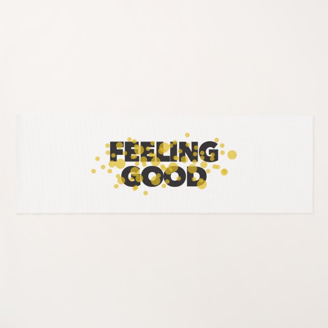 Modernes, spielerisches, fröhliches Design des Gef Yogamatte (Vorderseite (Horizontal))