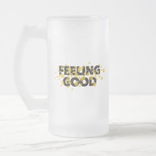 Modernes, spielerisches, fröhliches Design von Fee Mattglas Bierglas