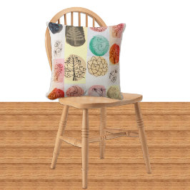 Modernes Spotlight Pen & Ink Nattern Muster Kissen