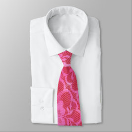 Modernes Städtchen Antonietta Rotes Caliente Pink  Krawatte