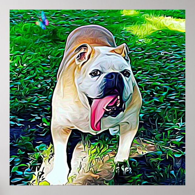 Modernes Stildosenportrait Poster (Vorne)