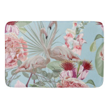 Modernes stilvolles botanisches Flamingo Garten bl
