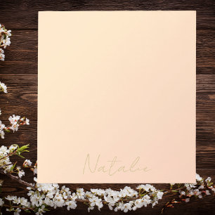 Modernes stilvolles Elegant Girly Niedlich Notizblock