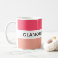 Modernes, stilvolles Glamour Granny Pink
