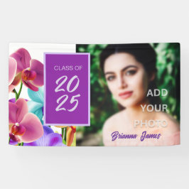 Modernes, stilvolles Graduiertenparty-Foto-Banner Banner