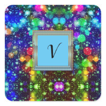 Modernes, stilvolles Mongram Muster WinterParty