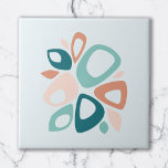 Modernes, stilvolles Peach Aquamarin Lachs Abstrak Fliese<br><div class="desc">Mitte Jahrhundert Modernes Abstrakt. Es zeichnet sich durch eine Reihe Bio Formen mit einer schönen Farbpalette aus. Dieses Design wird eine großartige Ergänzung zu jeder Zuhause-Dekoration. Ideal für diejenigen,  die Liebe Retro und Vintage Stil. Es ist auch ein großartiges Geschenk für Geburtstage und Weihnachten.</div>