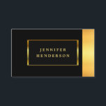 Modernes, stilvolles Schwarz-Gold-beruflich Visitenkarte<br><div class="desc">Moderne berufliche Gold- und Black-Visitenkarten. Sie können den Text leicht ändern. Wenn Sie Hilfe benötigen,  kontaktieren Sie mich bitte.</div>