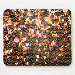 Modernes stilvolles und modisches schwarzes und mousepad