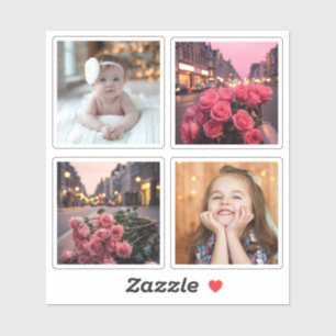 Modernes, stilvolles und Personalisiertes Foto Aufkleber