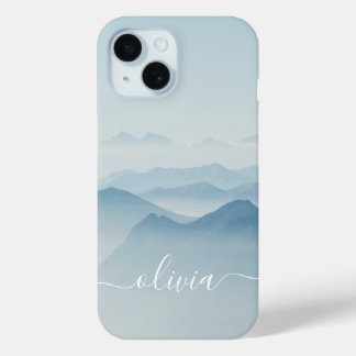 Modernes, stilvolles Watercolor Monogram Case-Mate iPhone Hülle