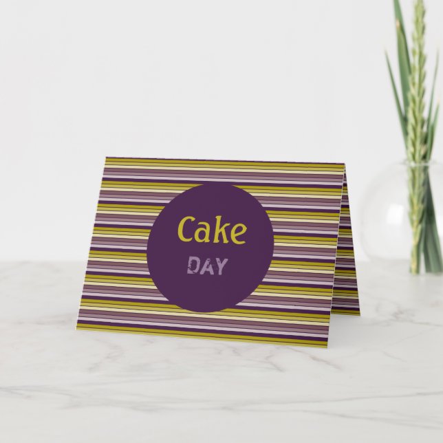 Modernes Strip Designer Papier Karte (Vorderseite)