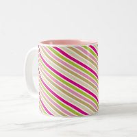 MODERNES STRIPE PATTERN Festlich rosa goldgrün
