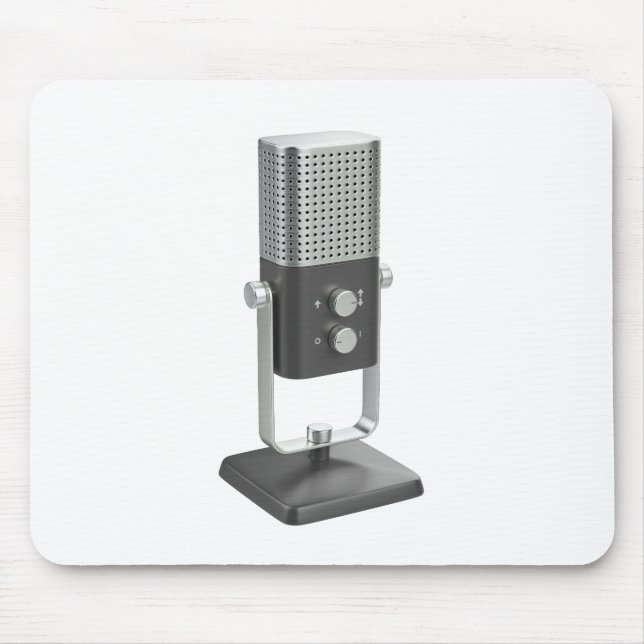 Modernes Studiomikrofon Mousepad (Vorne)