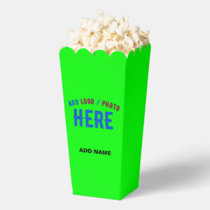 MODERNES STYLISCH NEON GREEN BRANDPOPCORN GESCHENKSCHACHTEL